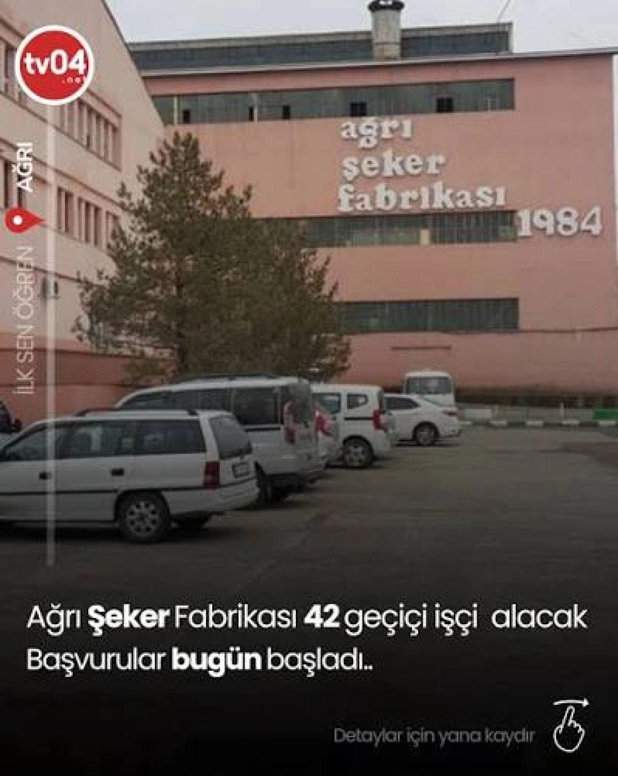 AĞRI ŞEKER FABRİKASINDA SULAR DURULMUYOR.....