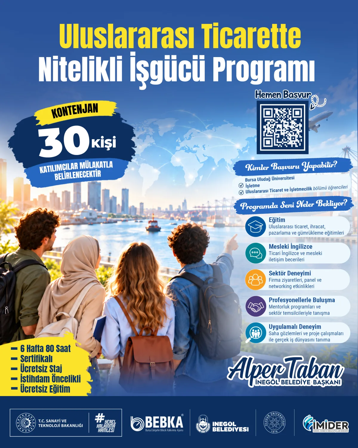  İnegöl’de Üniversiteliler İçin Uluslararası Ticarette Kariyer Fırsat