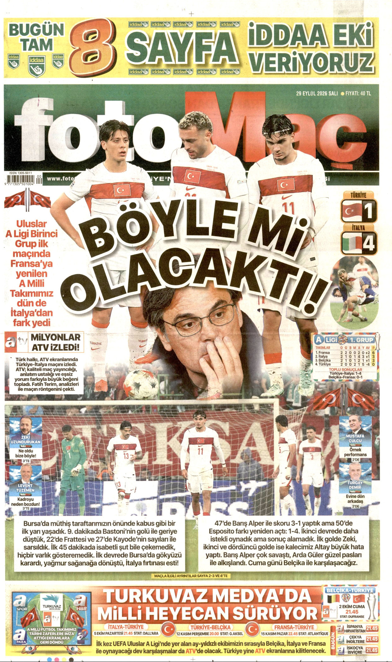Fotomaç Gazetesi gazetesi manşeti